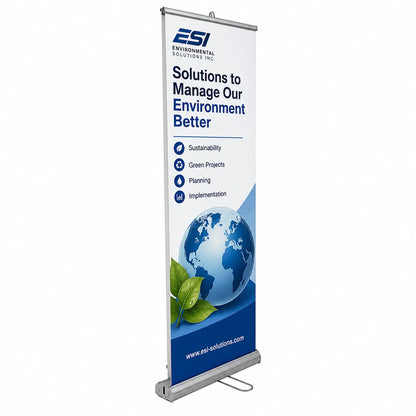 Double Sided Retractable Banner Stand