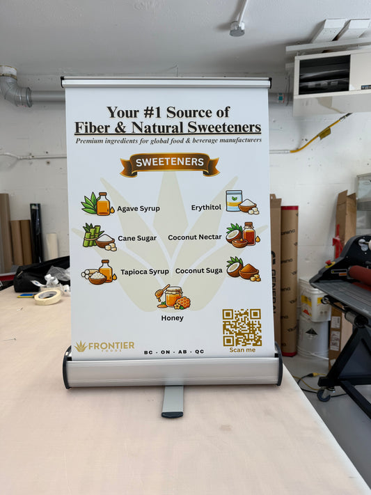 Table Top Retractable Banner Stand
