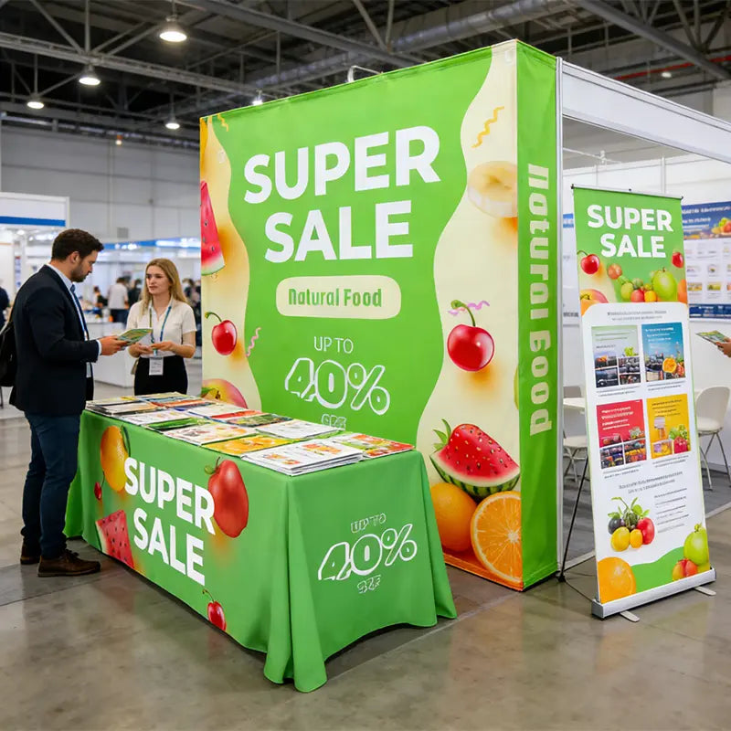 Straight Fabric Popup Displays