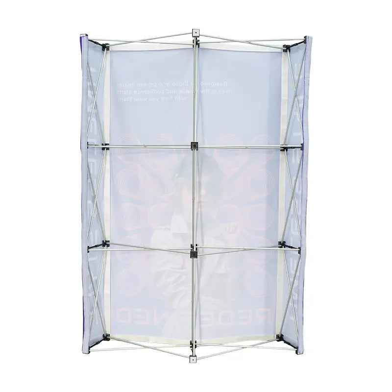 Single Sided Curved Fabric Popup Displays