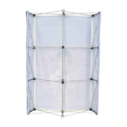 Single Sided Curved Fabric Popup Displays