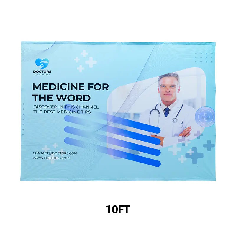 Single-Sided Straight Fabric Popup Displays