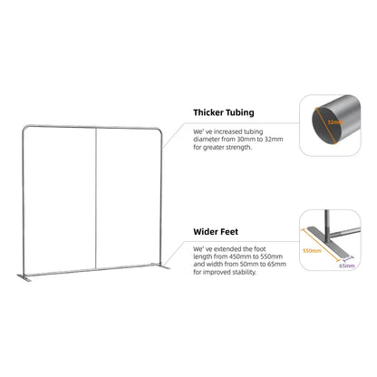 Ez Tube Tension Fabric Display (Round Corners)