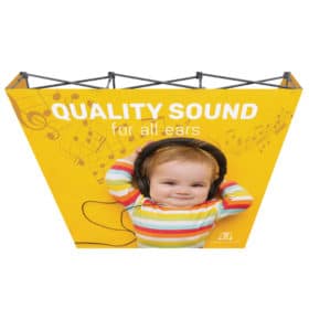 Alternative view of 8 ft. RPL Fabric Pop Up 89"h Straight Display