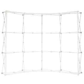 Alternative view of 10 ft. RPL Fabric Pop Up 89"h Curved Display