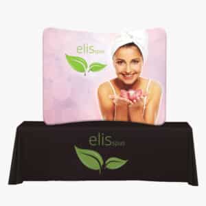 EZ Tube 6ft Curved Tabletop Display