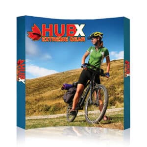 8 ft. RPL Fabric Pop Up 89"h Curved Display