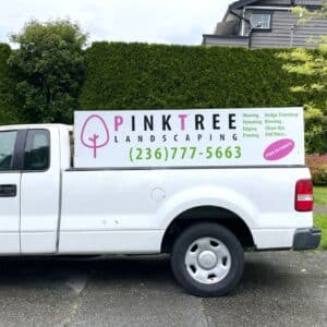 landscaping truck signage