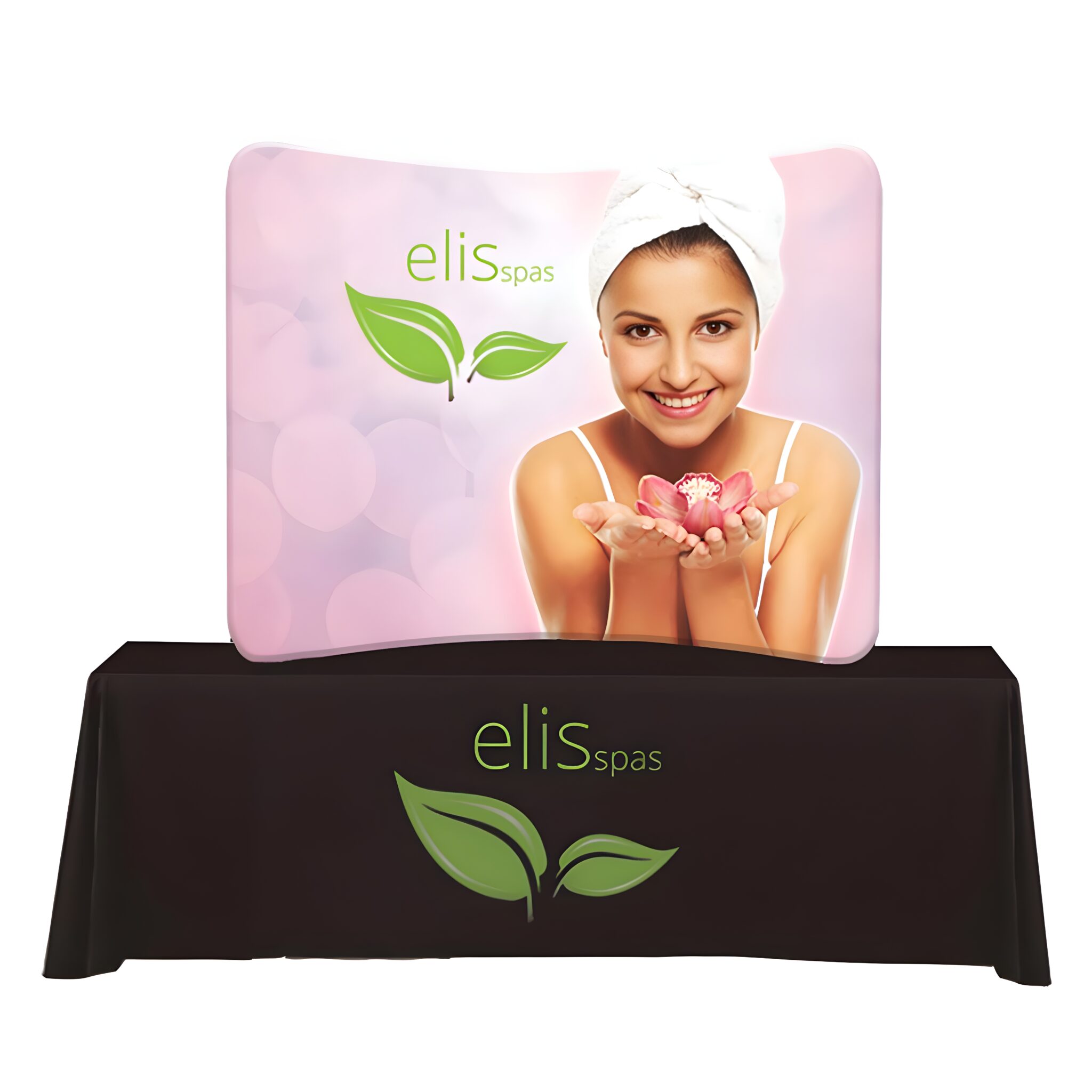 6ft ez tube strech fabric tabletop pop up display