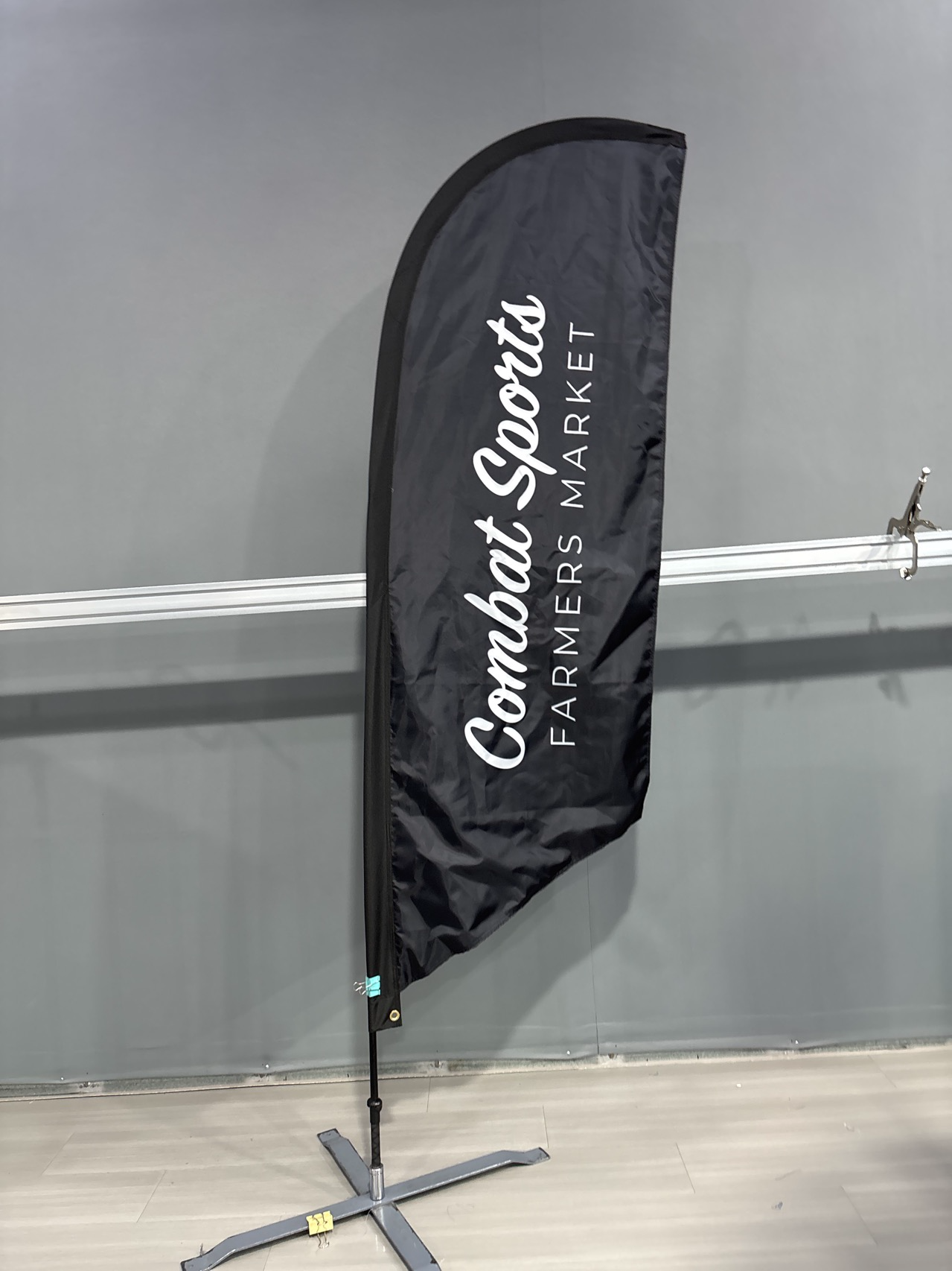 custom printed flag for a business